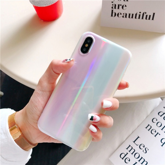 Accessories - iPhone XS Max Case cover rainbow pink